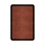 BORDER ATELIER CLAY ROUNDED EDGE AREA RUG BORDER ATELIER CLAY ROUNDED EDGE AREA RUG