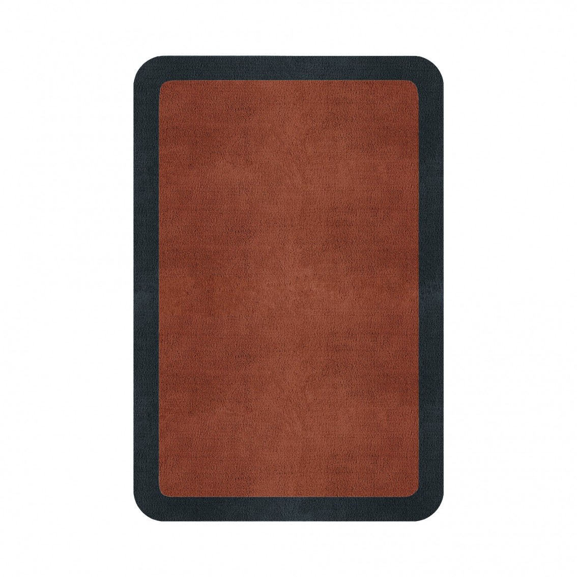BORDER ATELIER CLAY ROUNDED EDGE AREA RUG BORDER ATELIER CLAY ROUNDED EDGE AREA RUG