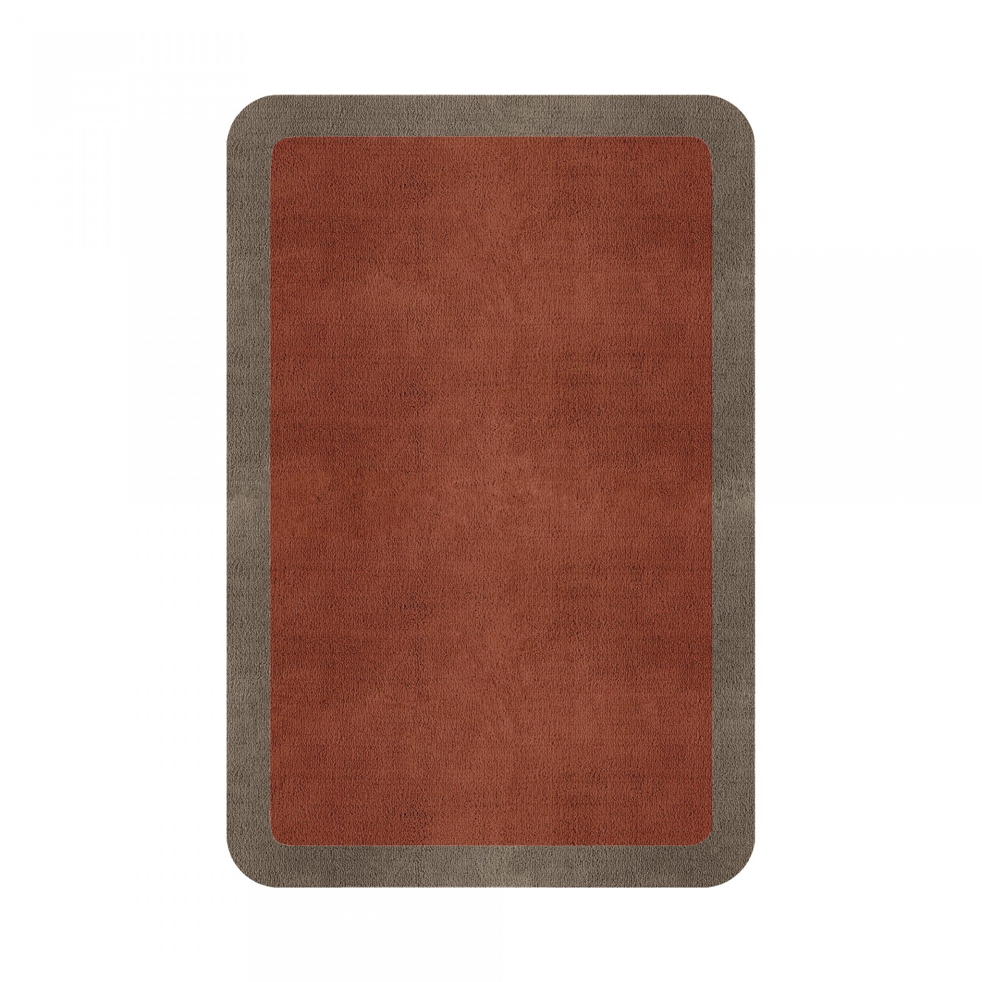 BORDER ATELIER CLAY ROUNDED EDGE AREA RUG