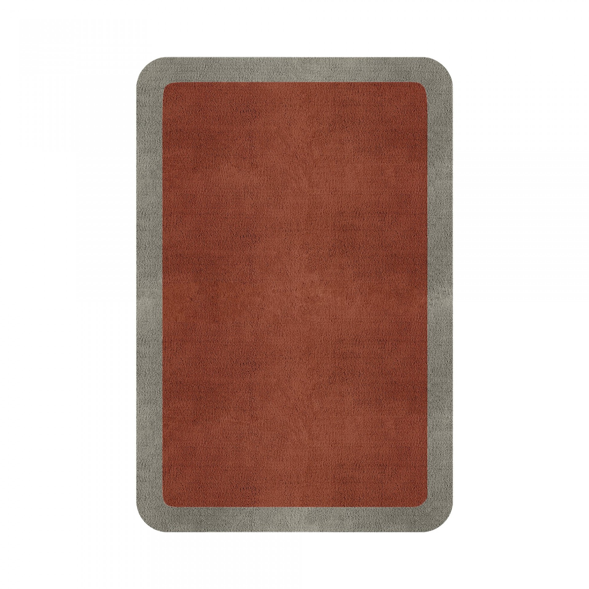 BORDER ATELIER CLAY ROUNDED EDGE AREA RUG