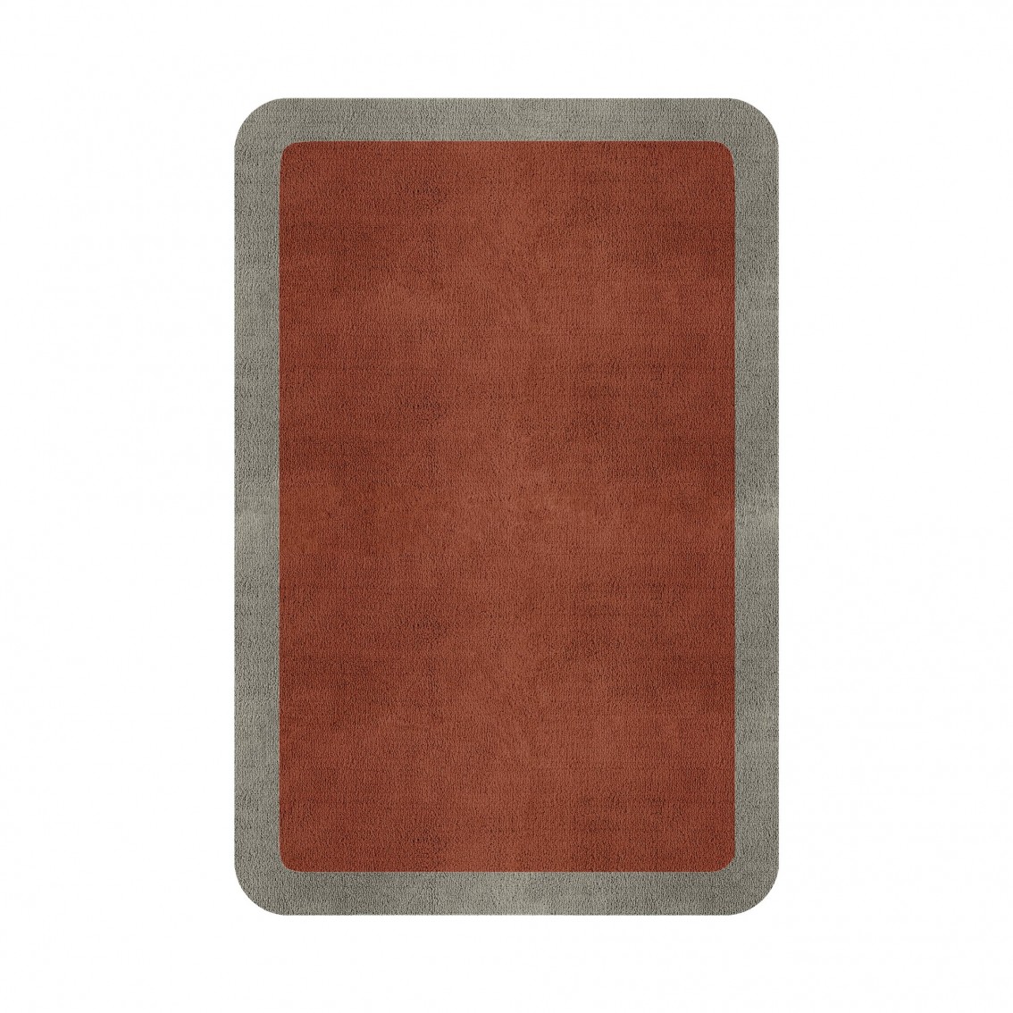 BORDER ATELIER CLAY ROUNDED EDGE AREA RUG BORDER ATELIER CLAY ROUNDED EDGE AREA RUG