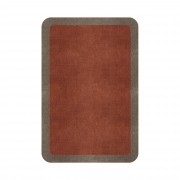 BORDER ATELIER CLAY ROUNDED EDGE AREA RUG BORDER ATELIER CLAY ROUNDED EDGE AREA RUG