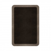 BORDER ATELIER DARK BROWN ALFOMBRA REDONDEADA BORDER ATELIER DARK BROWN ALFOMBRA REDONDEADA