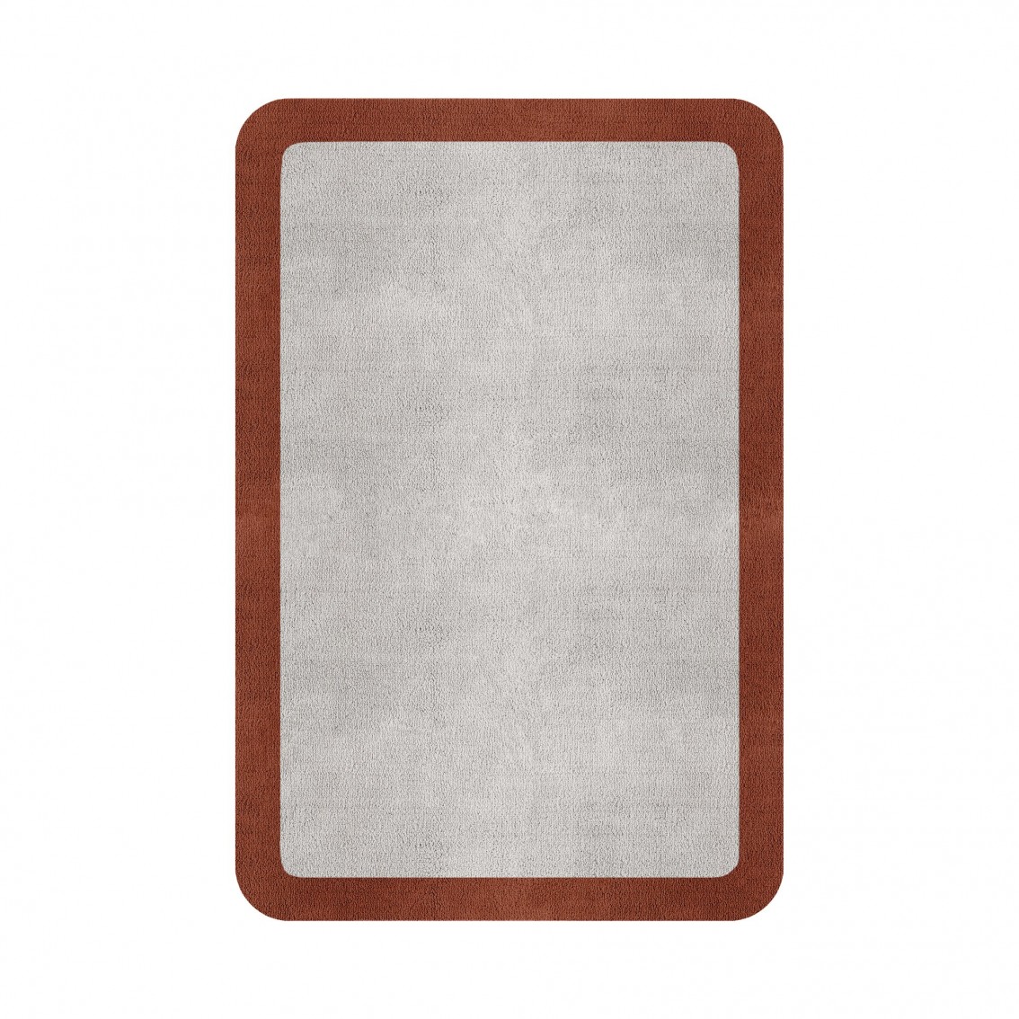 BORDER ATELIER CLOUD ROUNDED EDGE AREA RUG BORDER ATELIER CLOUD ROUNDED EDGE AREA RUG
