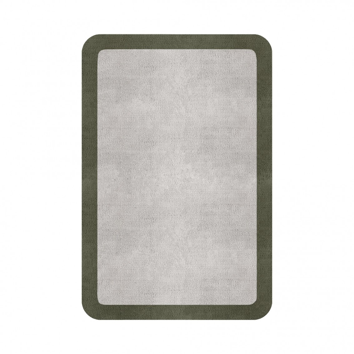 BORDER ATELIER CLOUD ROUNDED EDGE AREA RUG BORDER ATELIER CLOUD ROUNDED EDGE AREA RUG