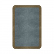 BORDER ATELIER DUSTY BLUE ROUNDED EDGE AREA RUG BORDER ATELIER DUSTY BLUE ROUNDED EDGE AREA RUG