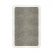 BORDER ATELIER PALE STONE ROUNDED EDGE AREA RUG