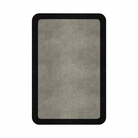BORDER ATELIER PALE STONE ROUNDED EDGE AREA RUG BORDER ATELIER PALE STONE ROUNDED EDGE AREA RUG