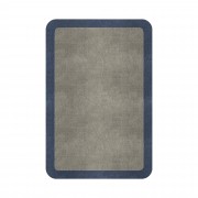 BORDER ATELIER PALE STONE ROUNDED EDGE AREA RUG