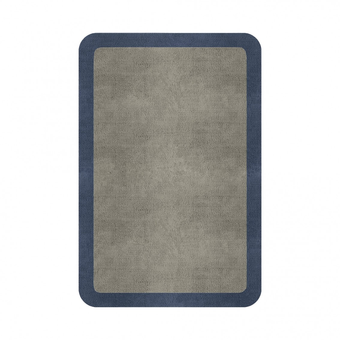 BORDER ATELIER PALE STONE ROUNDED EDGE AREA RUG