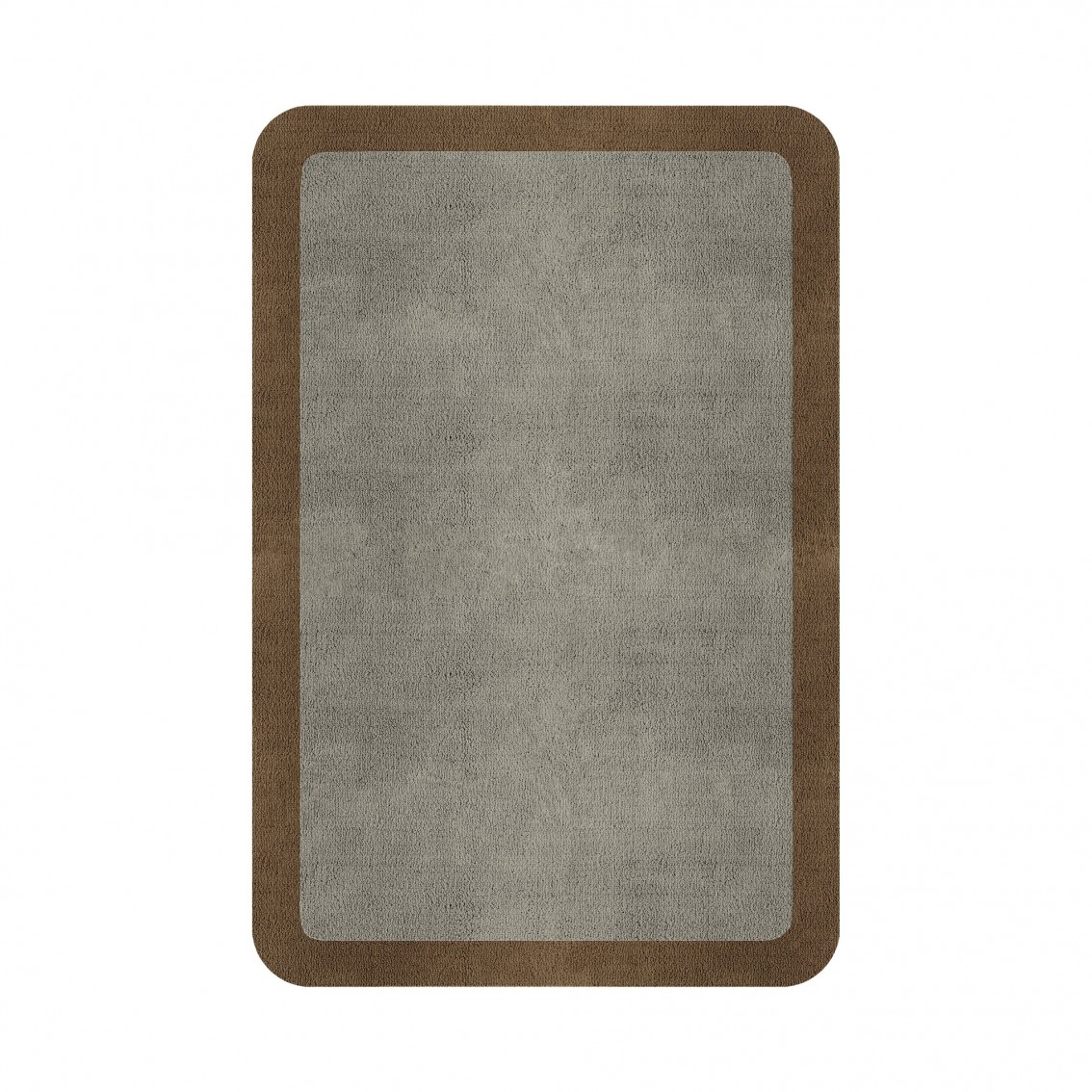 BORDER ATELIER PALE STONE ROUNDED EDGE AREA RUG BORDER ATELIER PALE STONE ROUNDED EDGE AREA RUG