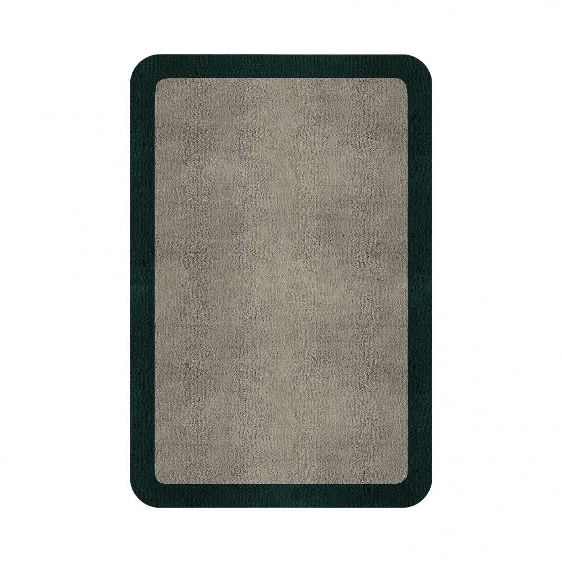 BORDER ATELIER PALE STONE ROUNDED EDGE AREA RUG BORDER ATELIER PALE STONE ROUNDED EDGE AREA RUG