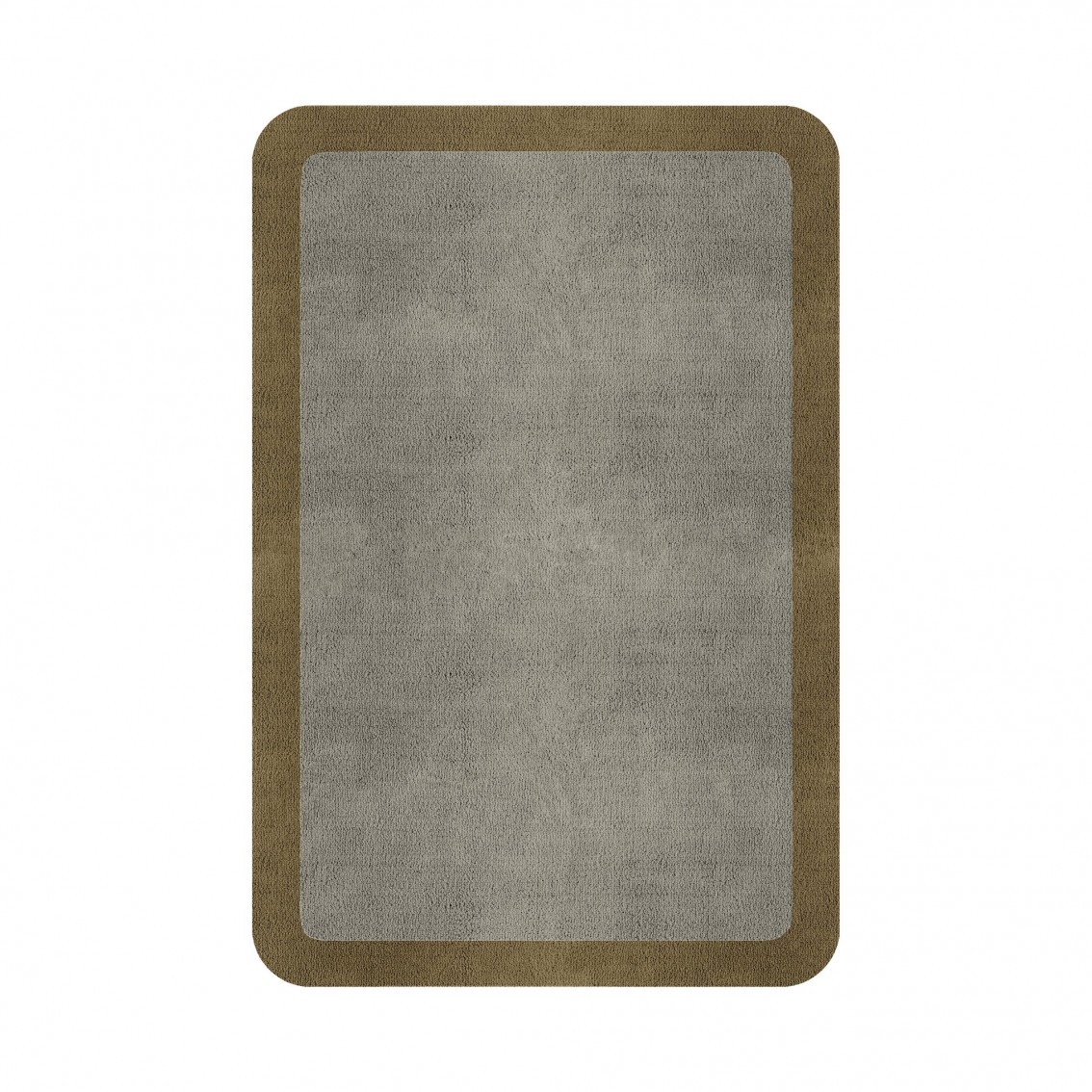 BORDER ATELIER PALE STONE ROUNDED EDGE AREA RUG BORDER ATELIER PALE STONE ROUNDED EDGE AREA RUG