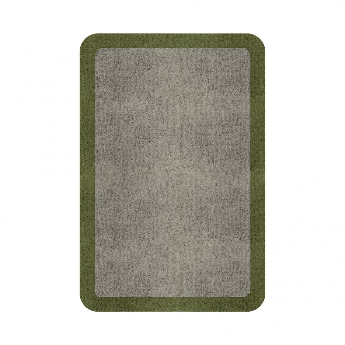 BORDER ATELIER PALE STONE ROUNDED EDGE AREA RUG BORDER ATELIER PALE STONE ROUNDED EDGE AREA RUG