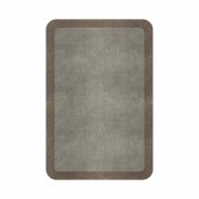 BORDER ATELIER PALE STONE ROUNDED EDGE AREA RUG