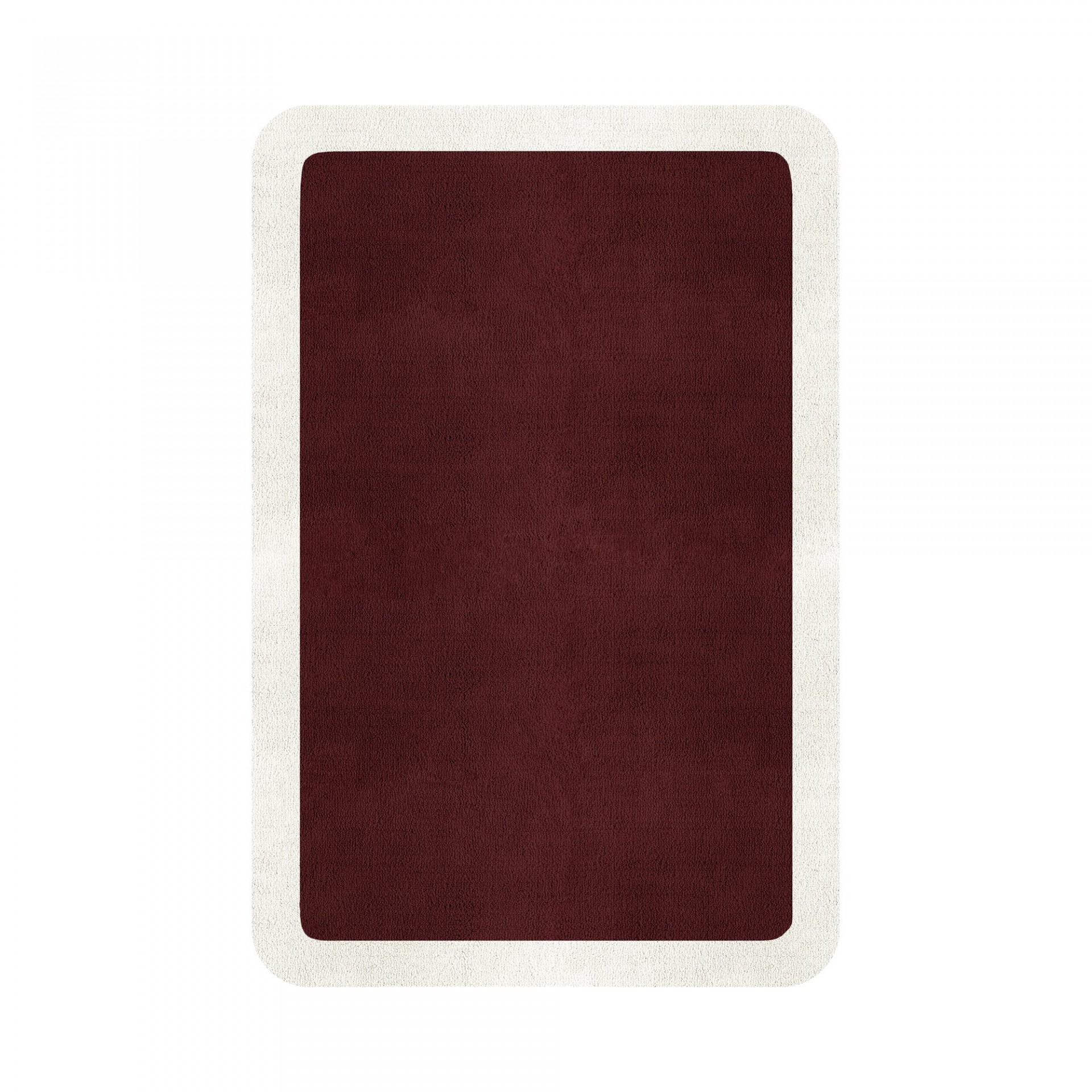 BORDER ATELIER BORDEAUX TAPETE CANTOS REDONDOS