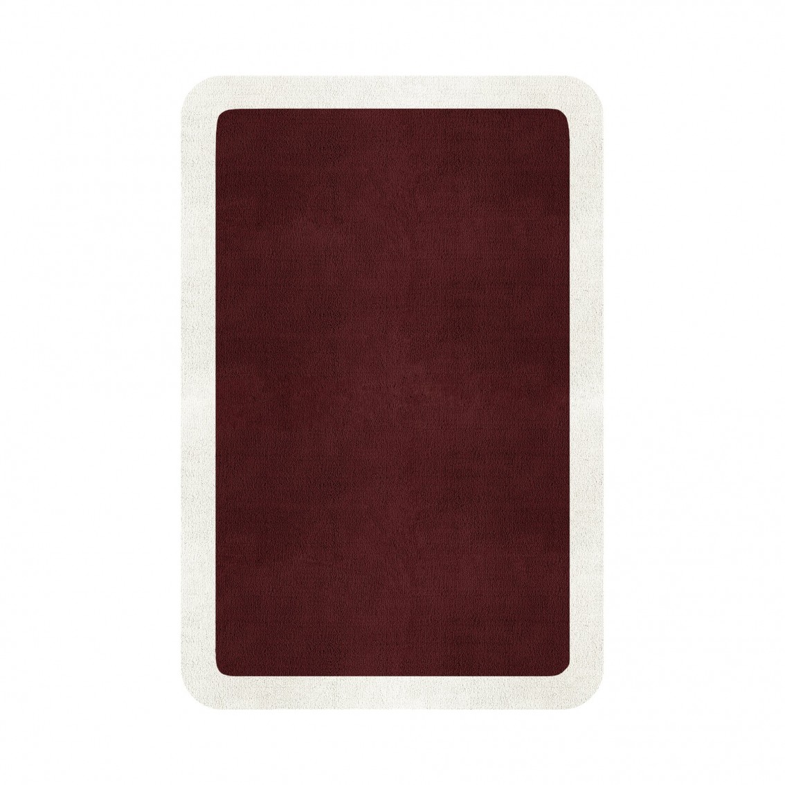 BORDER ATELIER BORDEAUX TAPETE CANTOS REDONDOS