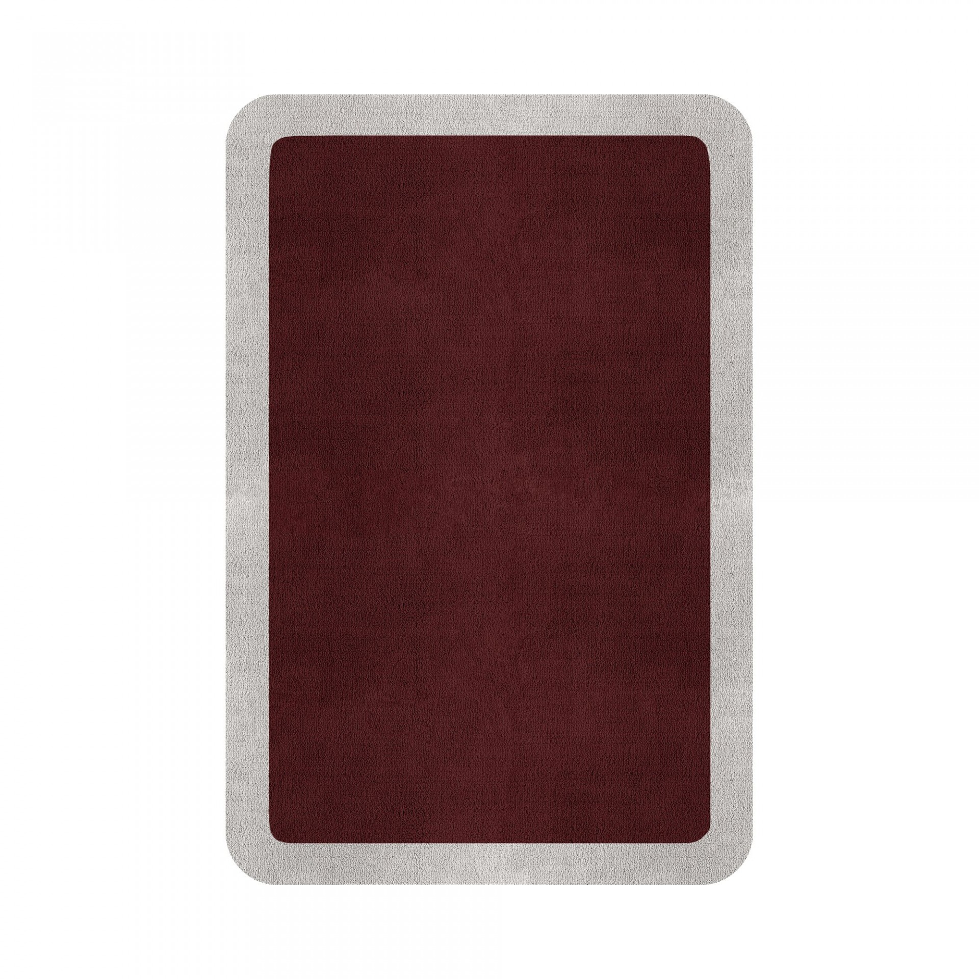 BORDER ATELIER BORDEAUX ROUNDED EDGE AREA RUG