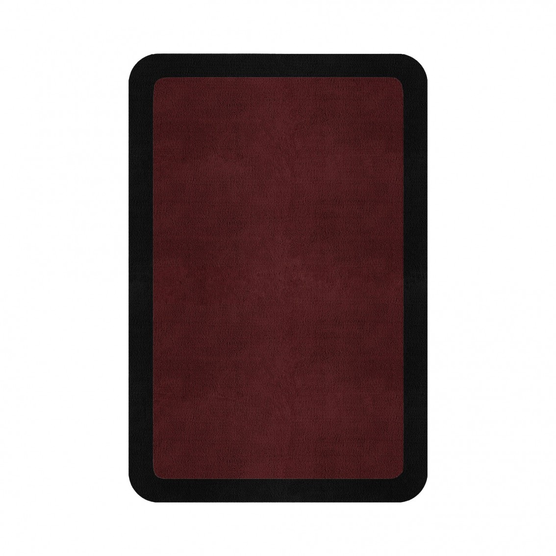 BORDER ATELIER BORDEAUX ROUNDED EDGE AREA RUG BORDER ATELIER BORDEAUX ROUNDED EDGE AREA RUG