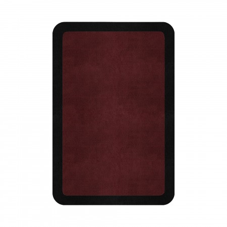 BORDER ATELIER BORDEAUX ROUNDED EDGE AREA RUG BORDER ATELIER BORDEAUX ROUNDED EDGE AREA RUG