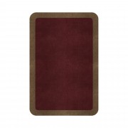 BORDER ATELIER BORDEAUX ROUNDED EDGE AREA RUG BORDER ATELIER BORDEAUX ROUNDED EDGE AREA RUG