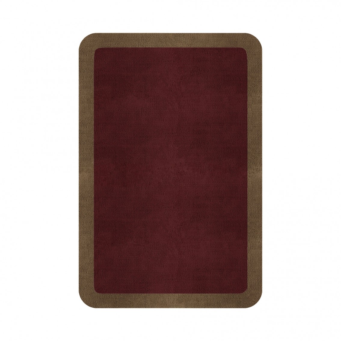 BORDER ATELIER BORDEAUX ROUNDED EDGE AREA RUG BORDER ATELIER BORDEAUX ROUNDED EDGE AREA RUG