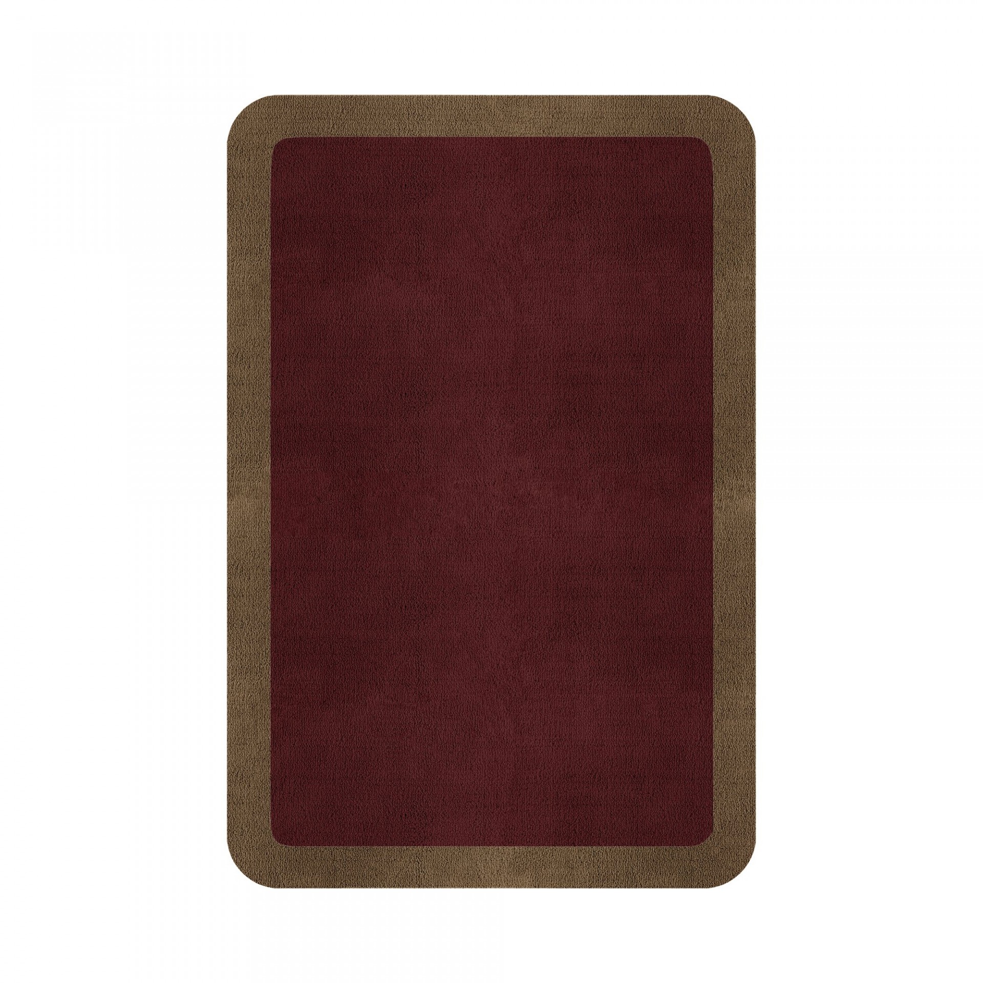 BORDER ATELIER BORDEAUX ROUNDED EDGE AREA RUG