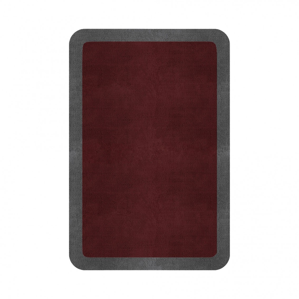 BORDER ATELIER BORDEAUX ROUNDED EDGE AREA RUG BORDER ATELIER BORDEAUX ROUNDED EDGE AREA RUG