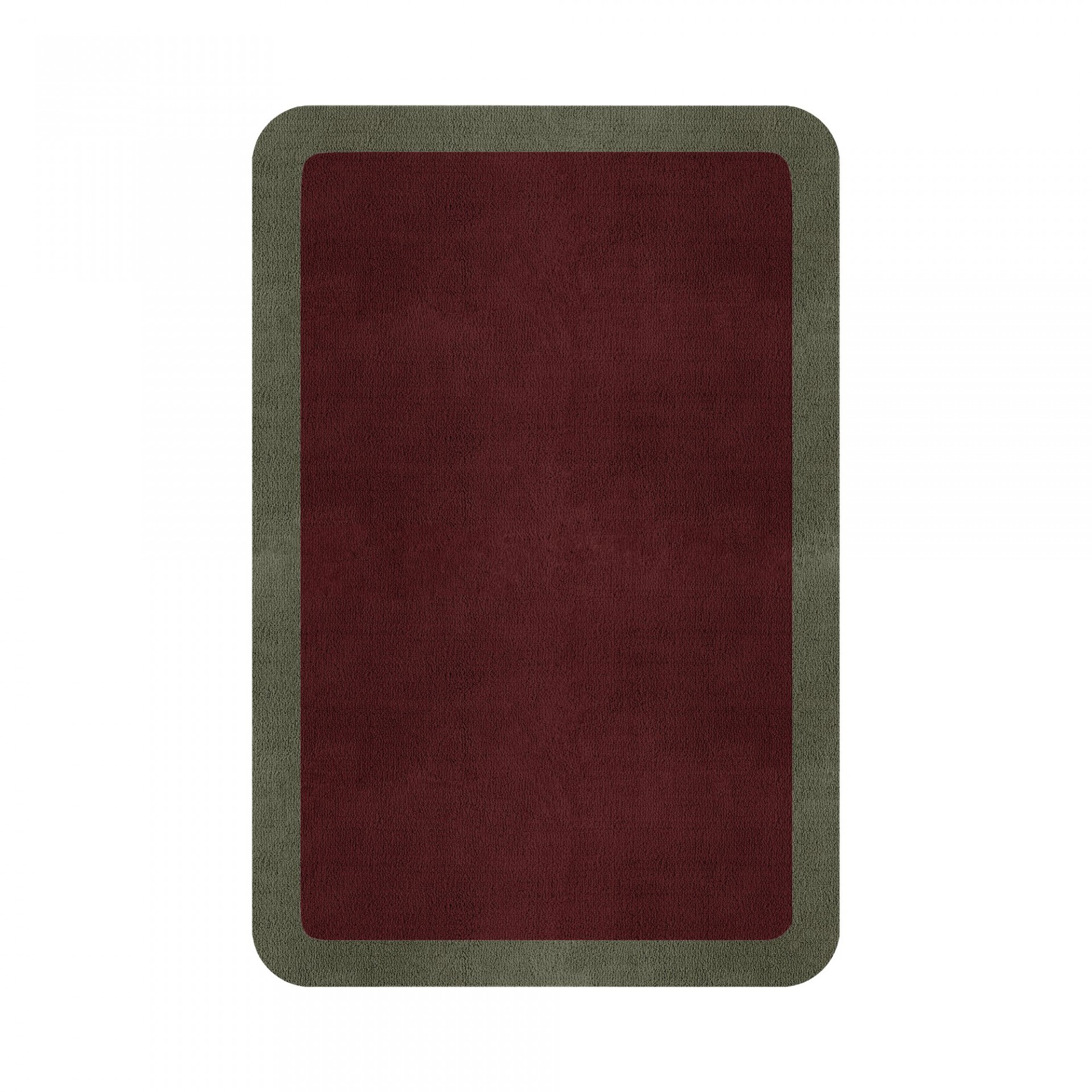 BORDER ATELIER BORDEAUX ROUNDED EDGE AREA RUG