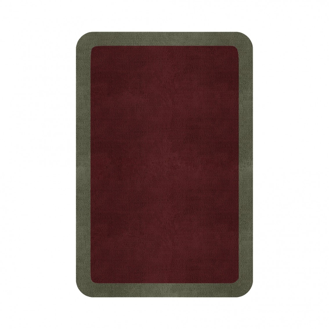 BORDER ATELIER BORDEAUX ROUNDED EDGE AREA RUG BORDER ATELIER BORDEAUX ROUNDED EDGE AREA RUG
