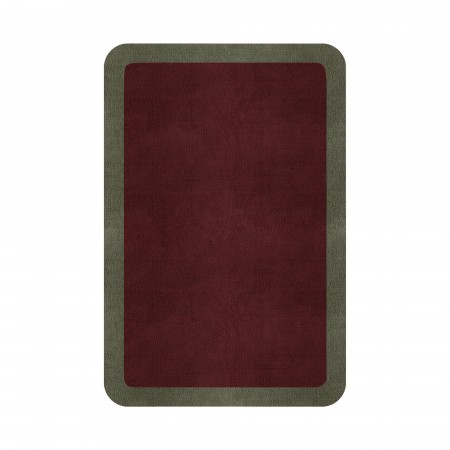BORDER ATELIER BORDEAUX ROUNDED EDGE AREA RUG BORDER ATELIER BORDEAUX ROUNDED EDGE AREA RUG