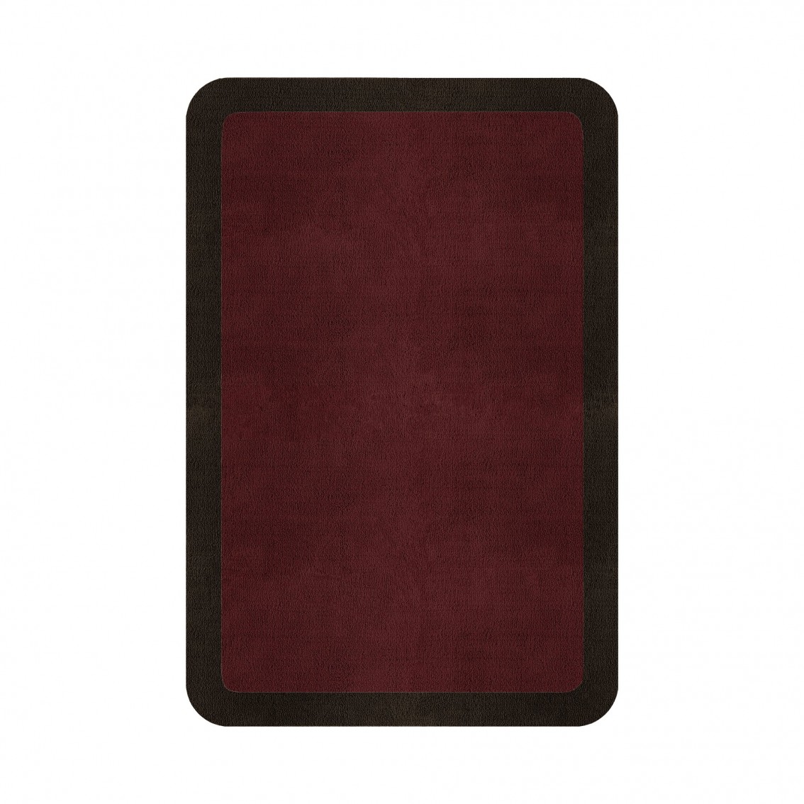 BORDER ATELIER BORDEAUX ROUNDED EDGE AREA RUG BORDER ATELIER BORDEAUX ROUNDED EDGE AREA RUG