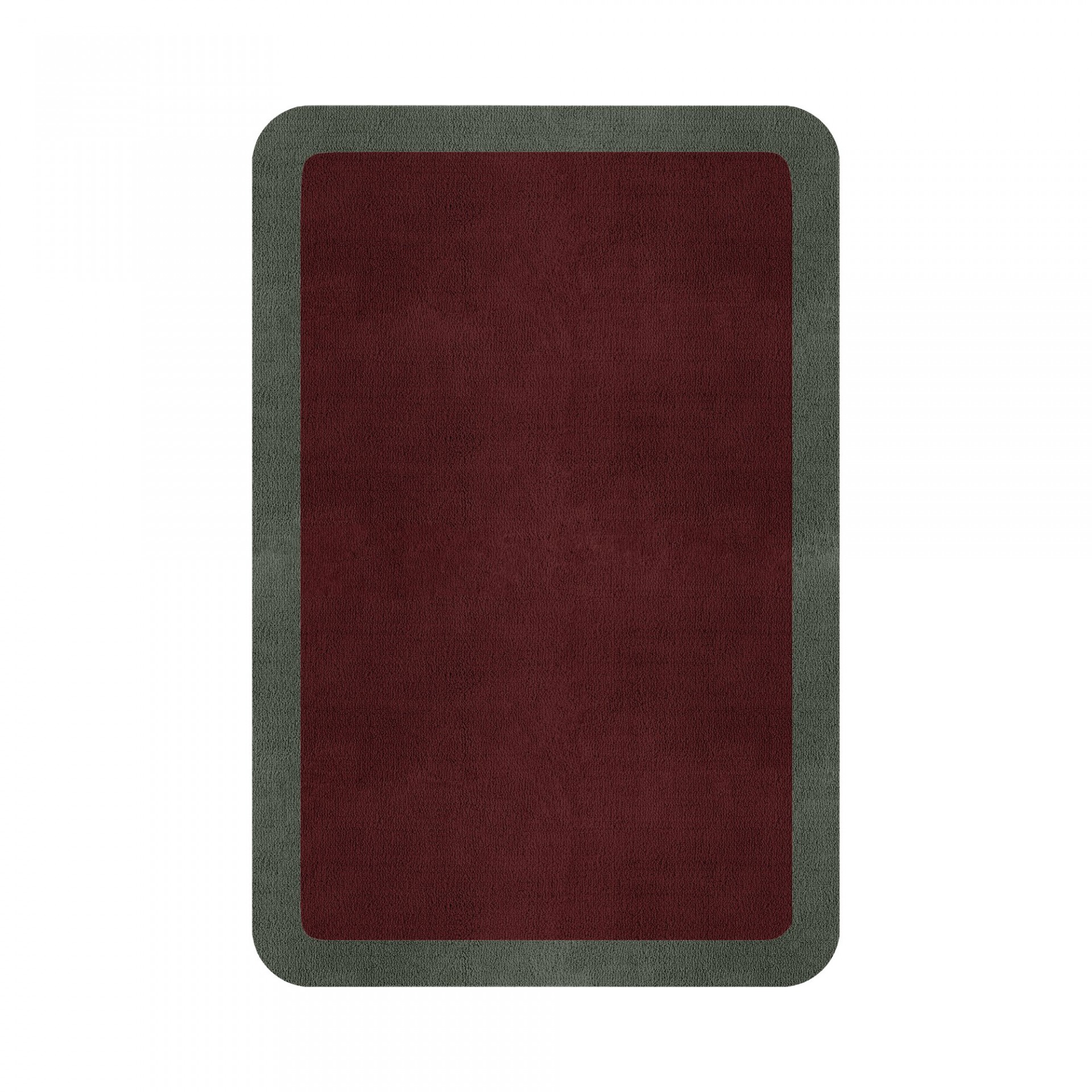 BORDER ATELIER BORDEAUX ROUNDED EDGE AREA RUG