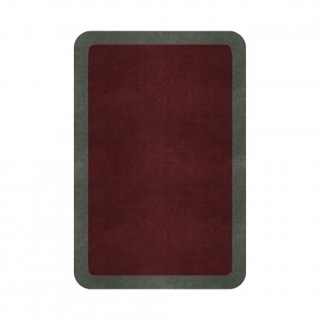 BORDER ATELIER BORDEAUX ROUNDED EDGE AREA RUG BORDER ATELIER BORDEAUX ROUNDED EDGE AREA RUG