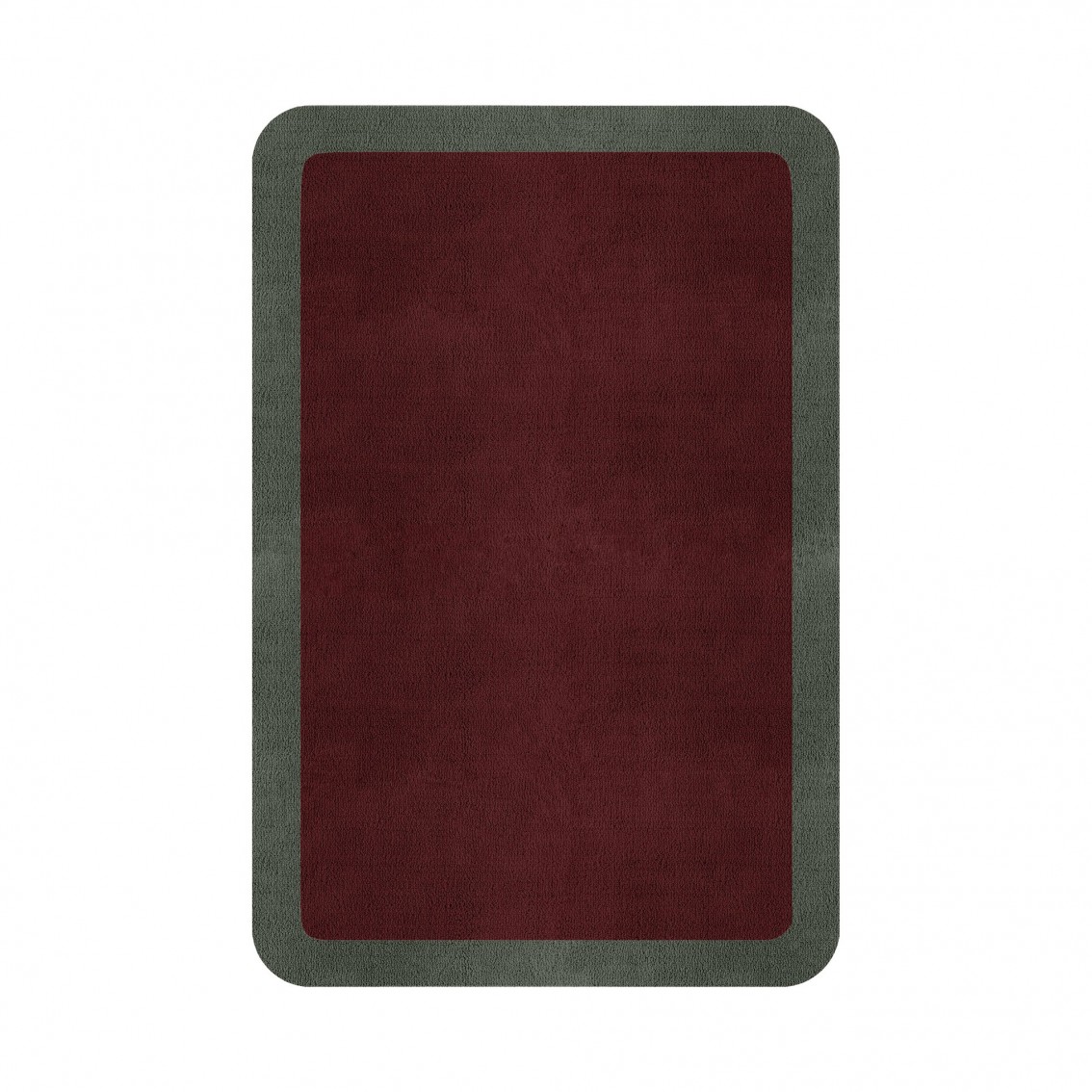 BORDER ATELIER BORDEAUX ROUNDED EDGE AREA RUG BORDER ATELIER BORDEAUX ROUNDED EDGE AREA RUG