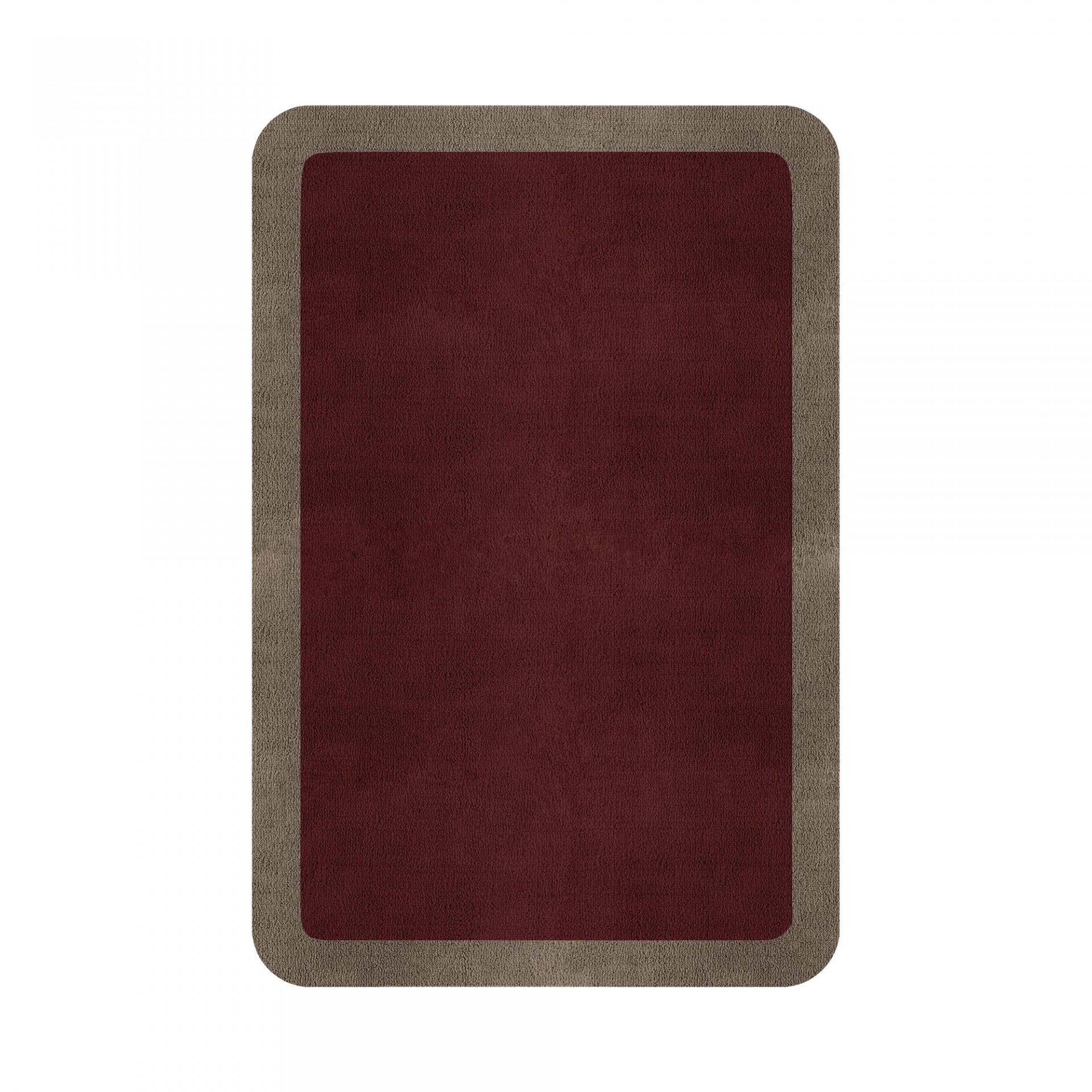 BORDER ATELIER BORDEAUX ROUNDED EDGE AREA RUG