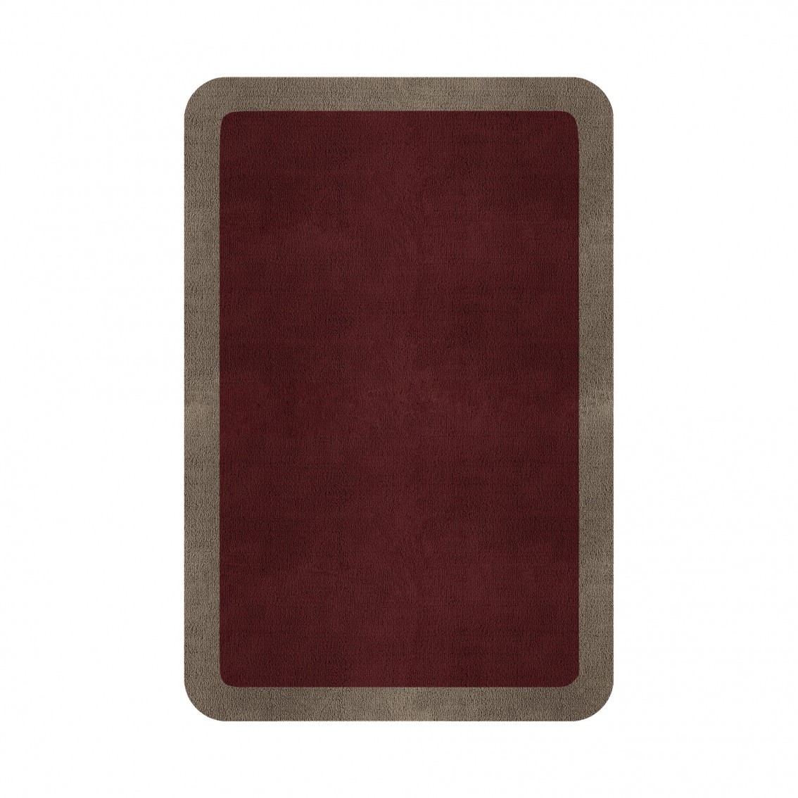 BORDER ATELIER BORDEAUX ROUNDED EDGE AREA RUG BORDER ATELIER BORDEAUX ROUNDED EDGE AREA RUG