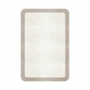 BORDER ATELIER SNOW ROUNDED EDGE AREA RUG BORDER ATELIER SNOW ROUNDED EDGE AREA RUG