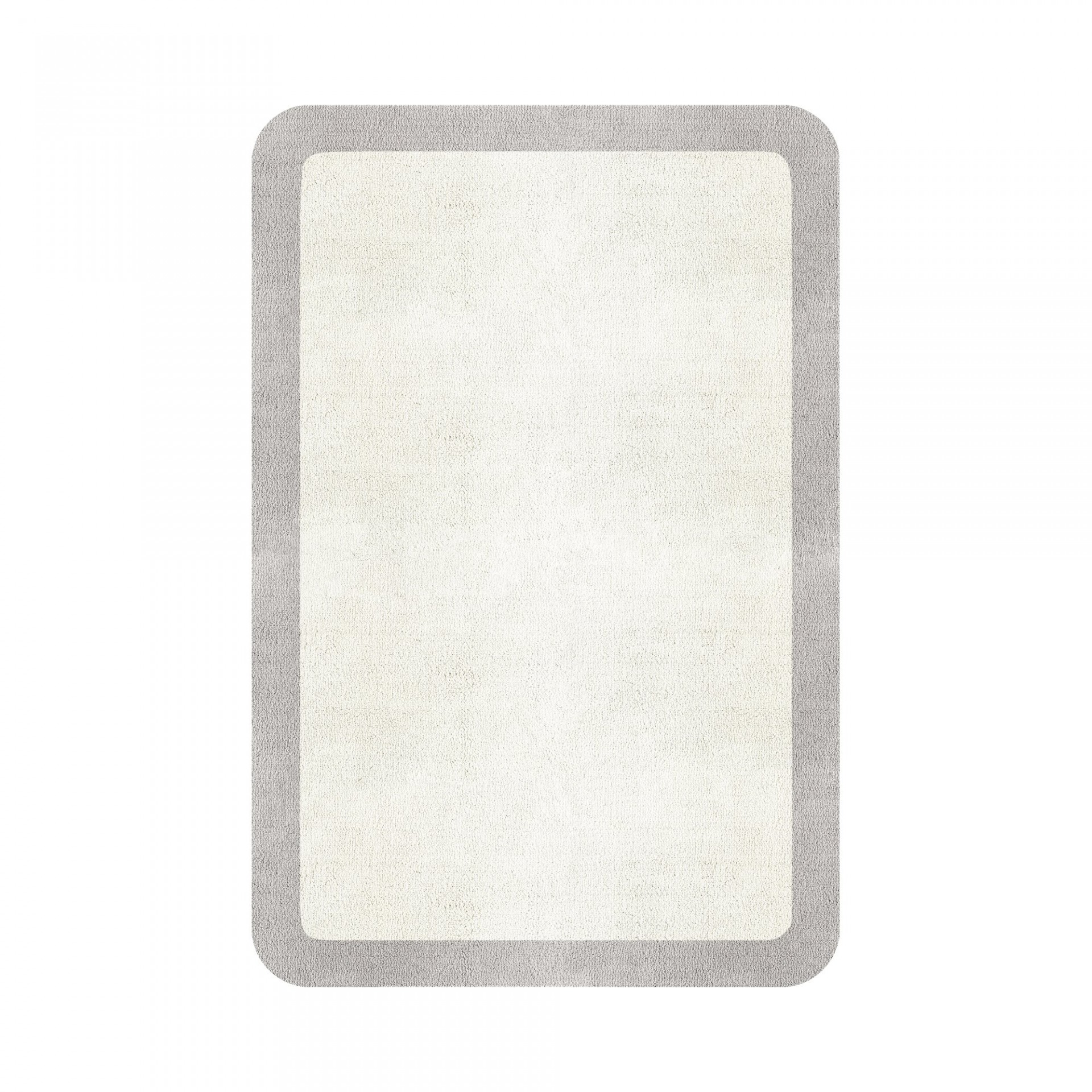 BORDER ATELIER SNOW ROUNDED EDGE AREA RUG