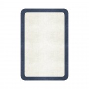 BORDER ATELIER SNOW ROUNDED EDGE AREA RUG BORDER ATELIER SNOW ROUNDED EDGE AREA RUG