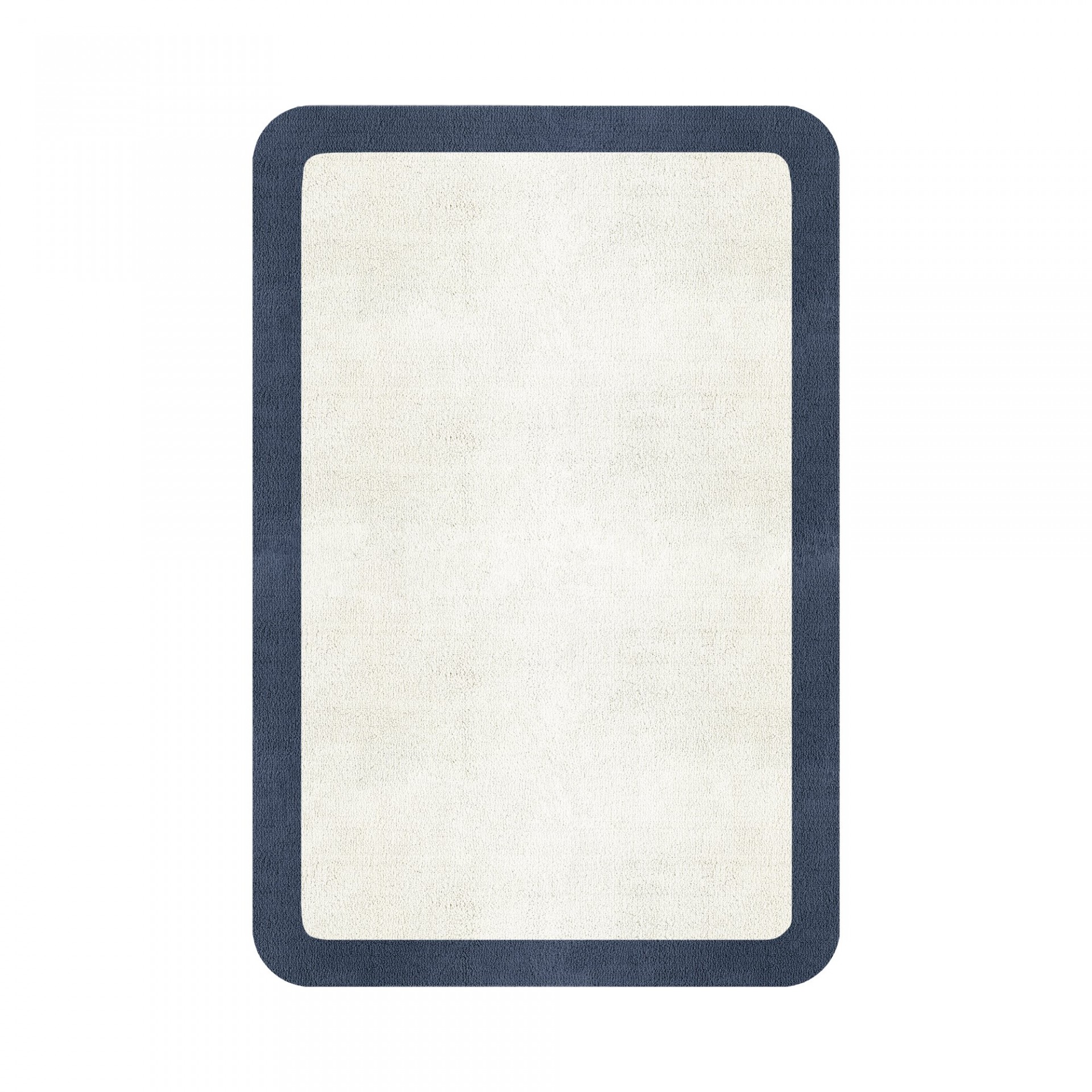 BORDER ATELIER SNOW ROUNDED EDGE AREA RUG
