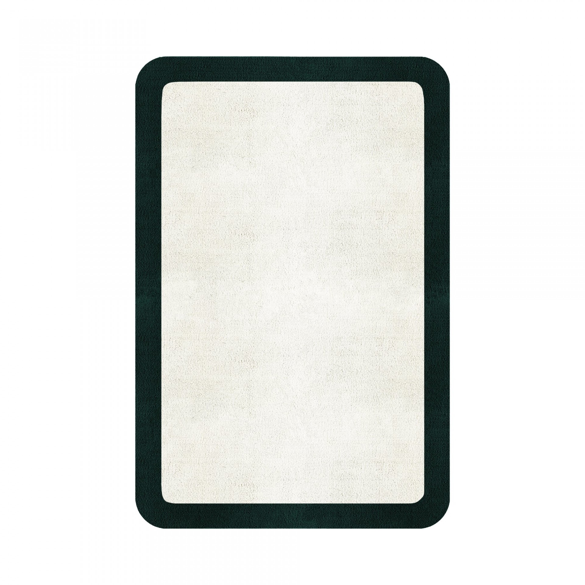 BORDER ATELIER SNOW ROUNDED EDGE AREA RUG