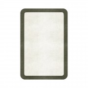 BORDER ATELIER SNOW ROUNDED EDGE AREA RUG BORDER ATELIER SNOW ROUNDED EDGE AREA RUG