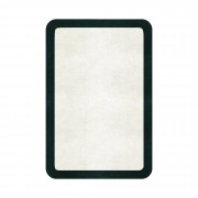 BORDER ATELIER SNOW ROUNDED EDGE AREA RUG BORDER ATELIER SNOW ROUNDED EDGE AREA RUG