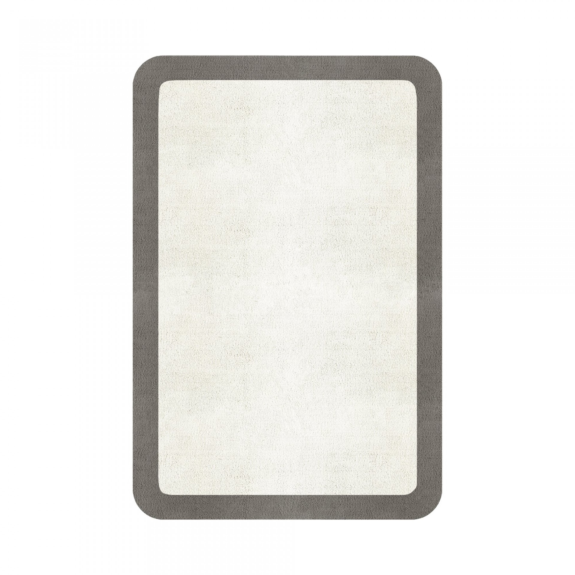 BORDER ATELIER SNOW ROUNDED EDGE AREA RUG