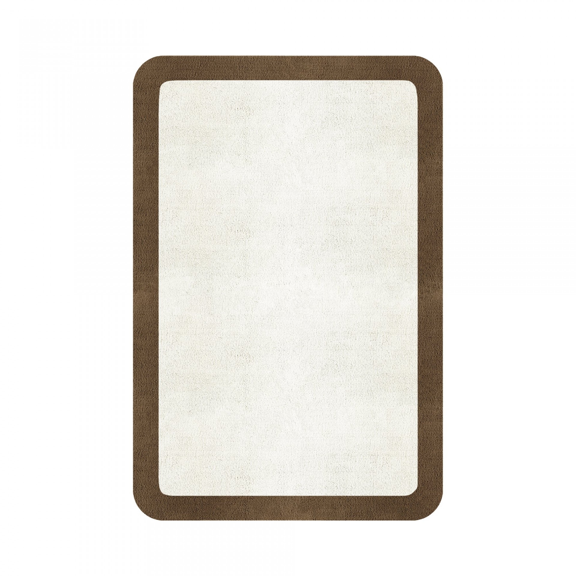 BORDER ATELIER SNOW ROUNDED EDGE AREA RUG