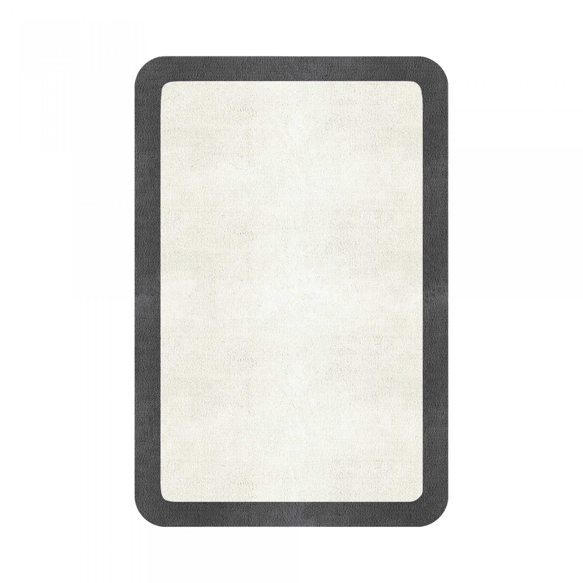 BORDER ATELIER SNOW ROUNDED EDGE AREA RUG