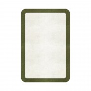 BORDER ATELIER SNOW ROUNDED EDGE AREA RUG BORDER ATELIER SNOW ROUNDED EDGE AREA RUG