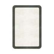 BORDER ATELIER SNOW ROUNDED EDGE AREA RUG BORDER ATELIER SNOW ROUNDED EDGE AREA RUG