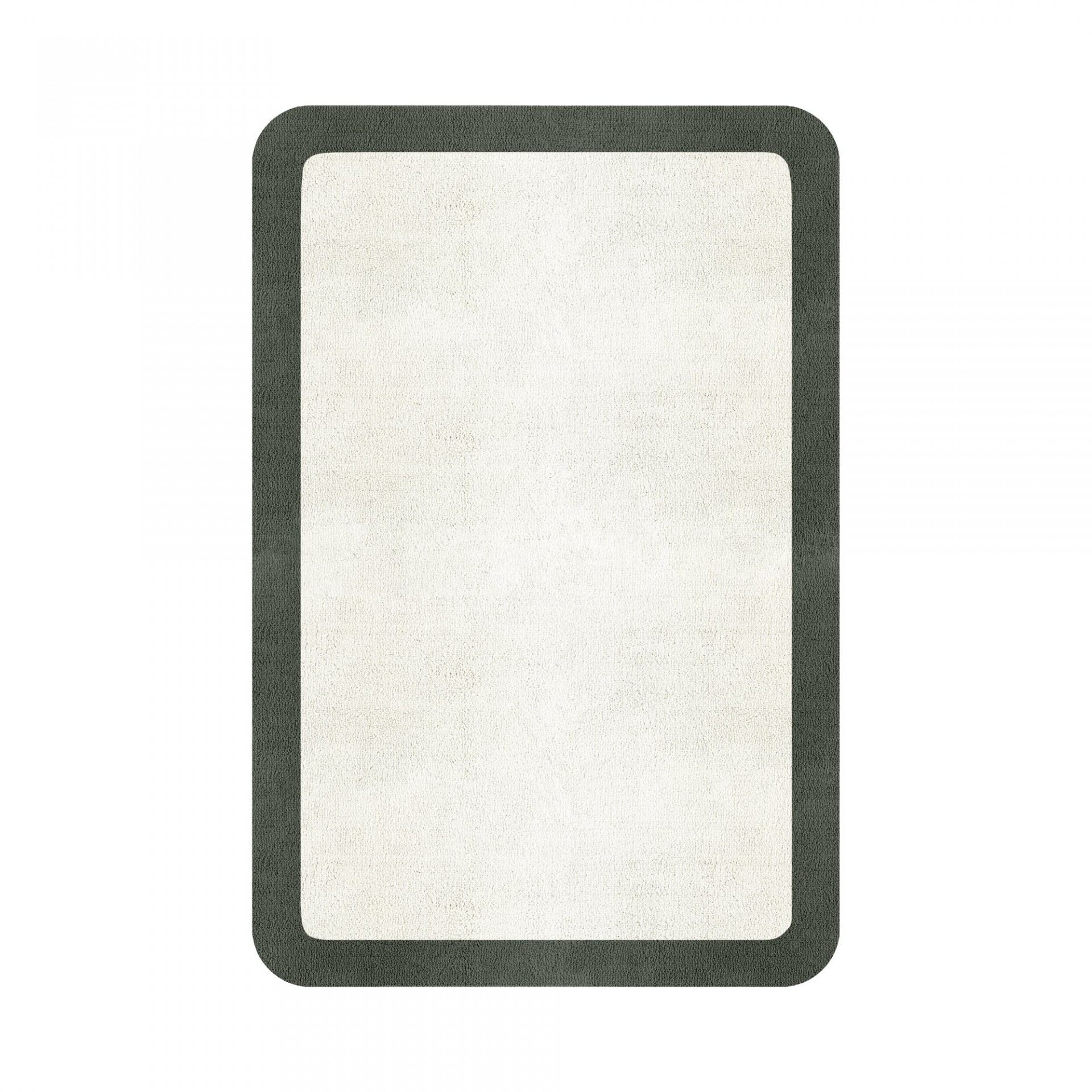 BORDER ATELIER SNOW ROUNDED EDGE AREA RUG